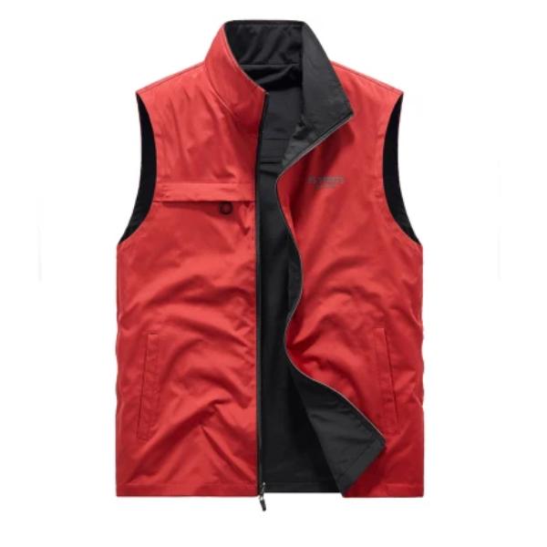 Spring and Summer Double Vest Men's Outdoor Sports Vest Plus Size Casual Vest
