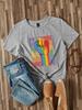 Pride Rainbow Fist Women T Shirt Summer Fashion Short Sleeved T-shirt Printed O-neck Casual T-shirt Women's Clothing