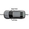 DECHO Front Bumper Headlight Washer Cover For Subaru Impreza WRX /STI 10th 2008 - 2011 Headlamp Spray Nozzle Jet cap lid