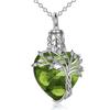 Herzbaum Halskette Gedenkschmuck Geschenke für Frauen Mädchen
