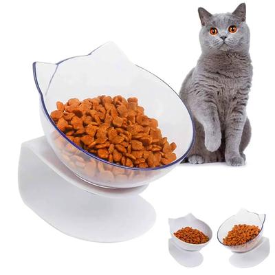 Boluri pentru pisici cu un singur strat cu suport ridicat, boluri antiderapante, recipient pentru mâncare și apă pentru animale de companie, hrănitoare pentru pisici și câini, hrănitor pentru căței, provizii