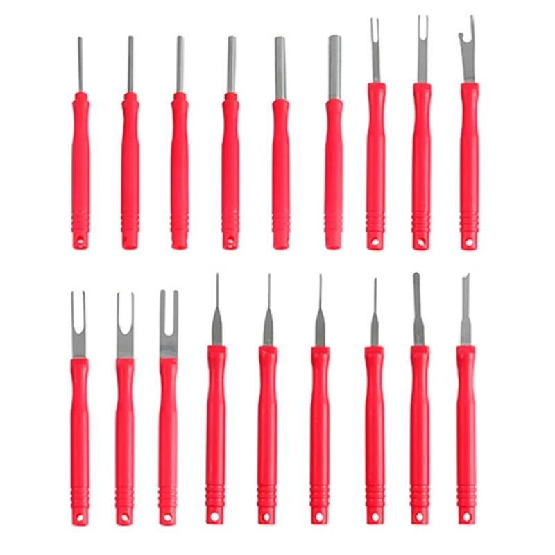 Terminal Removal Tool Set Terminal Ejectors for Car Pin Extractor Tool Release Electrical Wire Connector Puller Car Repair Tool