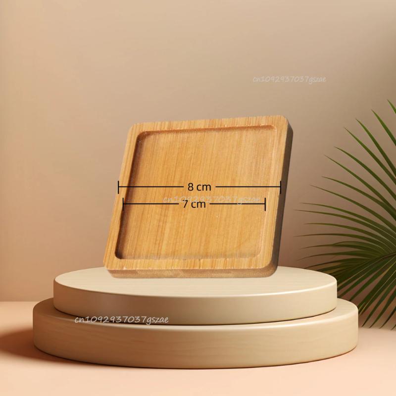 Multi Container Storage Trays Shower Shampoo Body Wash Cosmetics Dispenser Holder Bamboo Wood Tray Bathroom Kitchen Pot Holder