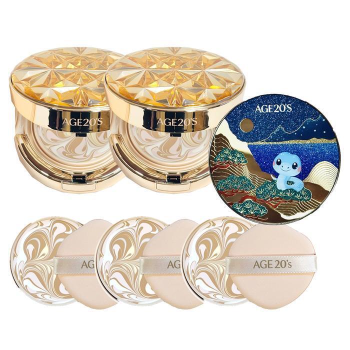 

Age 20 s Pact Royal Gold Diamond Edition Essence Cover Latest Edition (2 units + 3 refills + New Year s case) (30555455) No. 21 2+Refill 3+Case