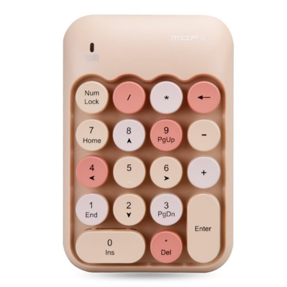 Rechargeable Digital Keyboard Colorful Accounting Keyboard Mini Portable Keypad  Office