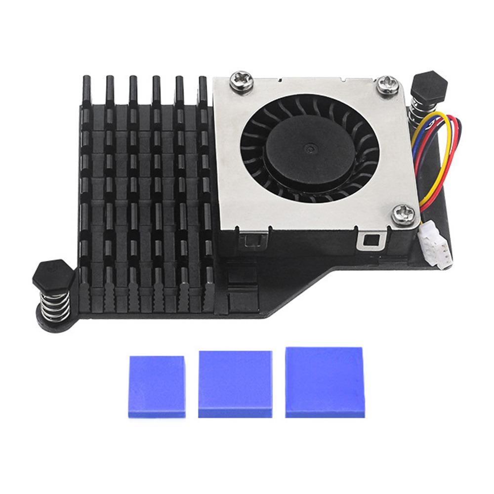 DV 5V Active Cooler PWM Speed Adjustable Cooling Radiator for Raspberry Pi Accessories чёрный
