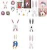 Easter Bunny Wreath Decor For Door Colorful And Durable