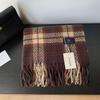 Student atmosphere shows white taro purple scarf women's new winter warm scarf plaid fringed large shawl