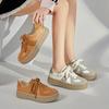Fashion AIYUQI Women Moral Training Shoes Genuine Leanther 2025 New Lace-up Women Sneakers Large Size Casual Flats For Women