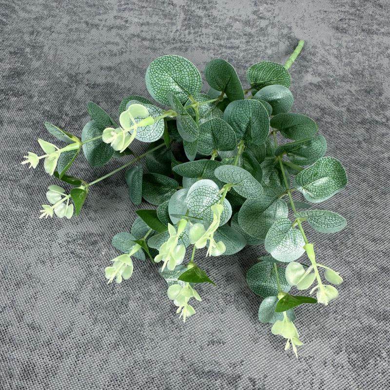 Eucalyptus Green 16-Fork Simulation Plant for Wedding & Outdoor Landscaping