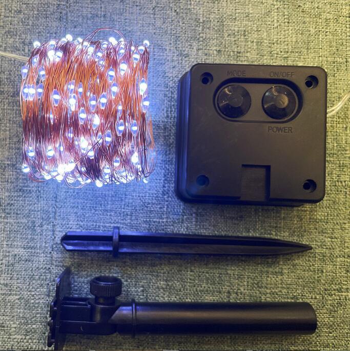 LED Solar Copper Wire Fairy Lights for Outdoor Courtyard Decoration