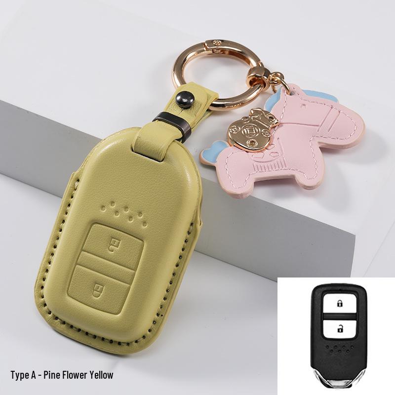 Honda Key Case for 25 Models: Civic, CR-V, Accord, Inspire, Fit, Odyssey - Cartoon Design for Men & Women