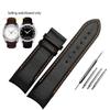 Per Tissot Maschile 1853 T035 Cinturino in Pelle T035627A Estremità Curva Cinturino in Pelle di Vitello Bracciale con Chiusura a Farfalla 22mm 23mm 24mm