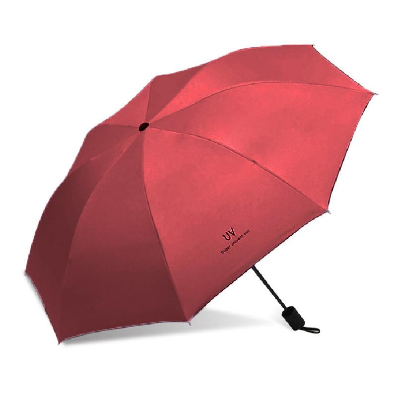 Faltbarer regensicherer Regenschirm mit UV-Schutz für Erwachsene und Reisegebrauch