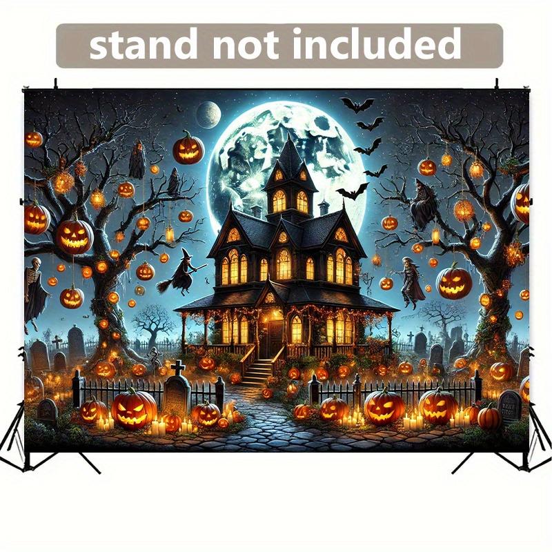 Halloween Haunted House Decoration Background Curtain Wall Decoration Suitable for Decoration