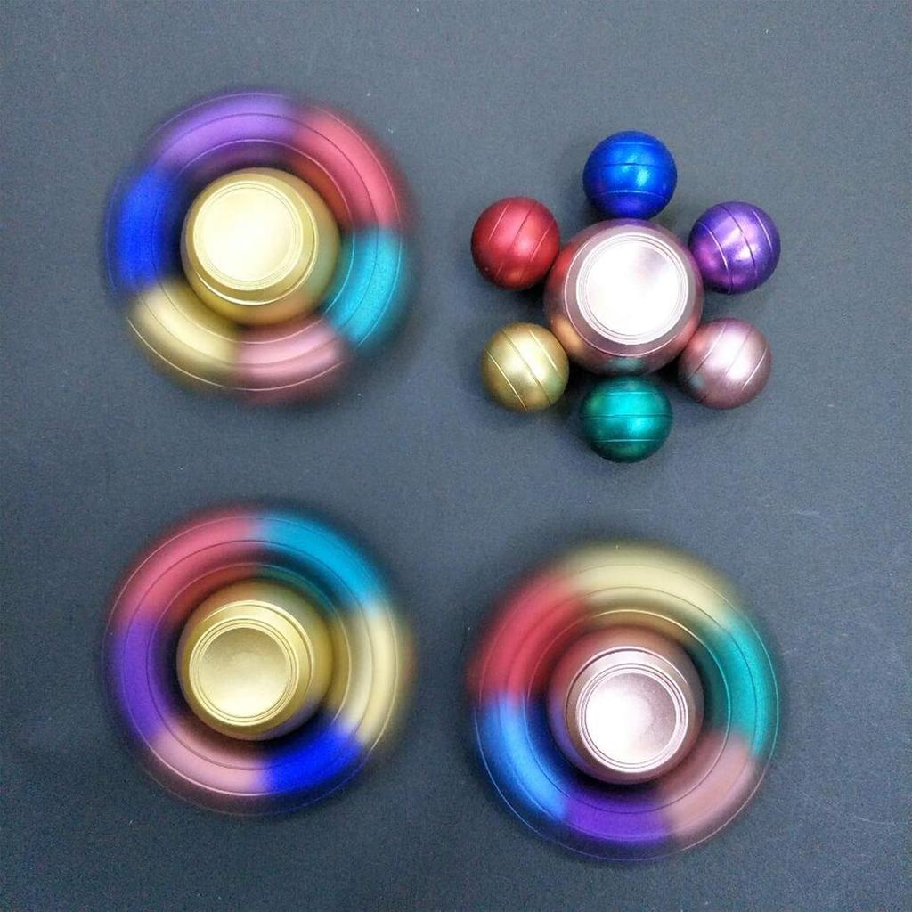 Cooles magisches Zappelball-Spinner-Spielzeug aus Metall, Stress-Hand-Finger-Spinner, Zappeln, Anti-Angst-Fokus, Edelstahl-Spielzeug, Fingerspitzen-Gyro, Stressabbau