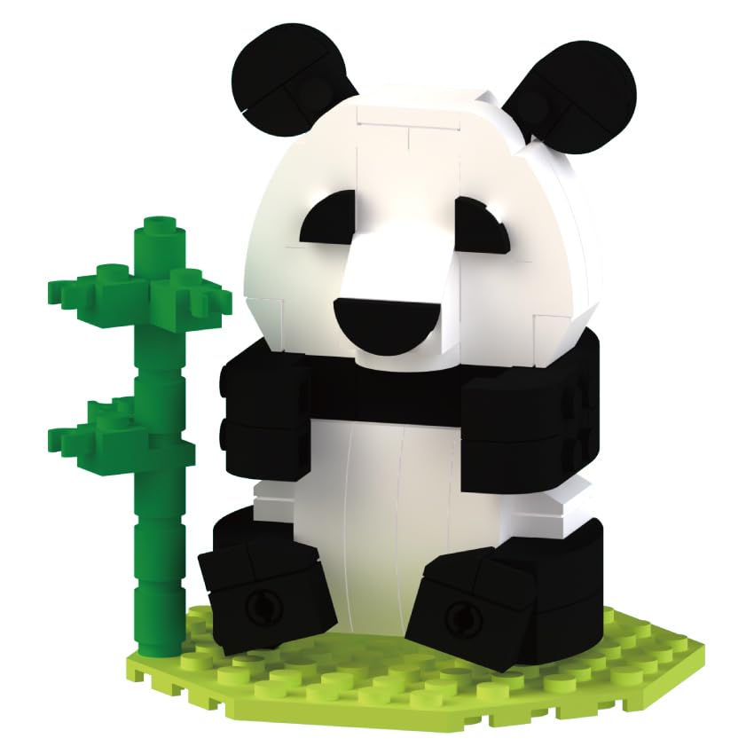 BIKKU Have fun building with big blocks! The zoo's favorite creature: the giant panda