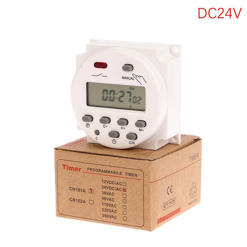 1Pc 12V 24V 110V 220V Cn101A Digital Lcd Power Timer Programmable Time Switch Relay Cn101 Timer Switch Power Timer