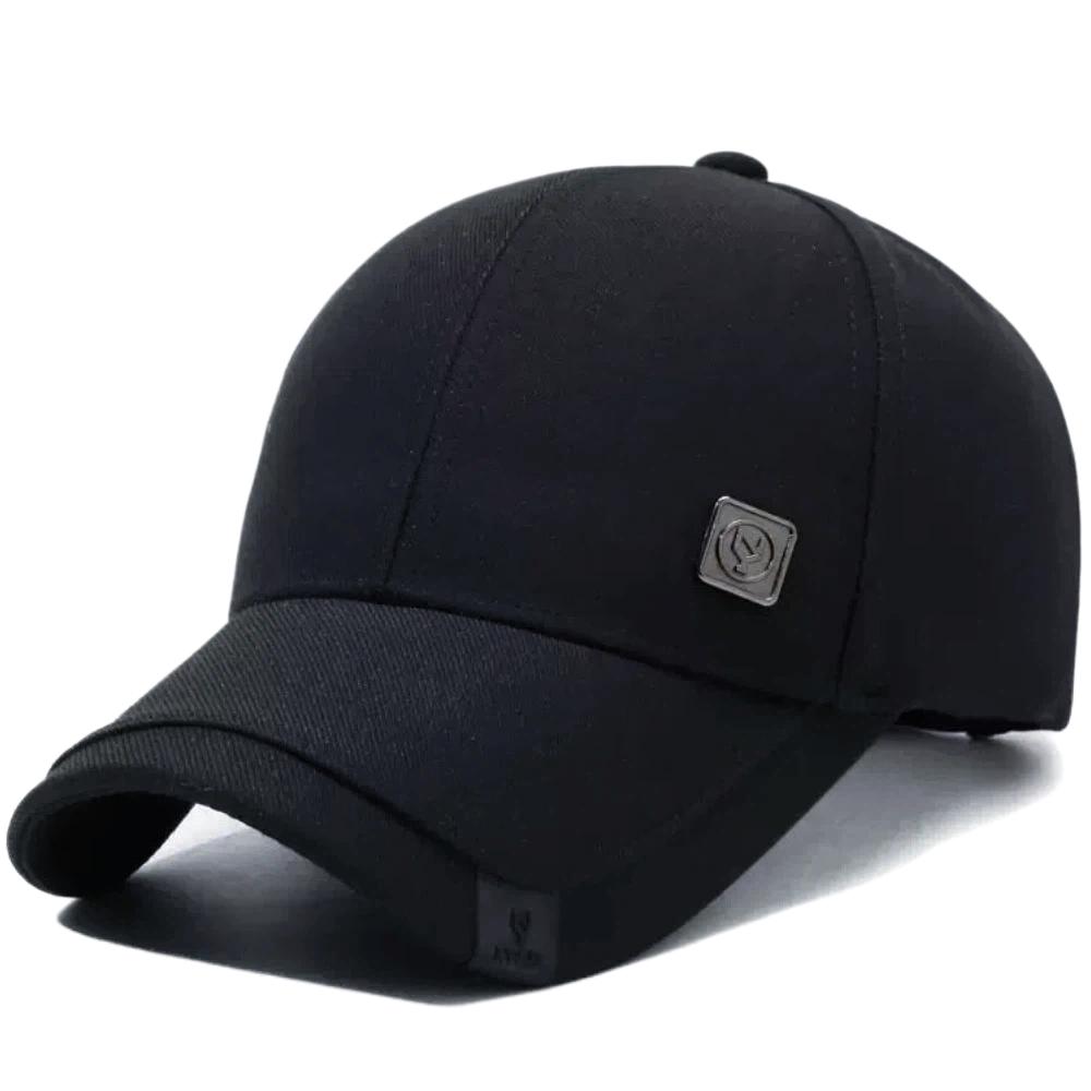 Berretto da Baseball da Uomo con Marchio Metallico Regolabile Cappello Casual Cappellini per Uomo Donna Sport all'Aperto Pesca Cappellini per il Tempo Libero