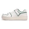 Li Ning Cheese Slip Resistant Low top Skateboard Shoes Women's White Green AGCU104-3
