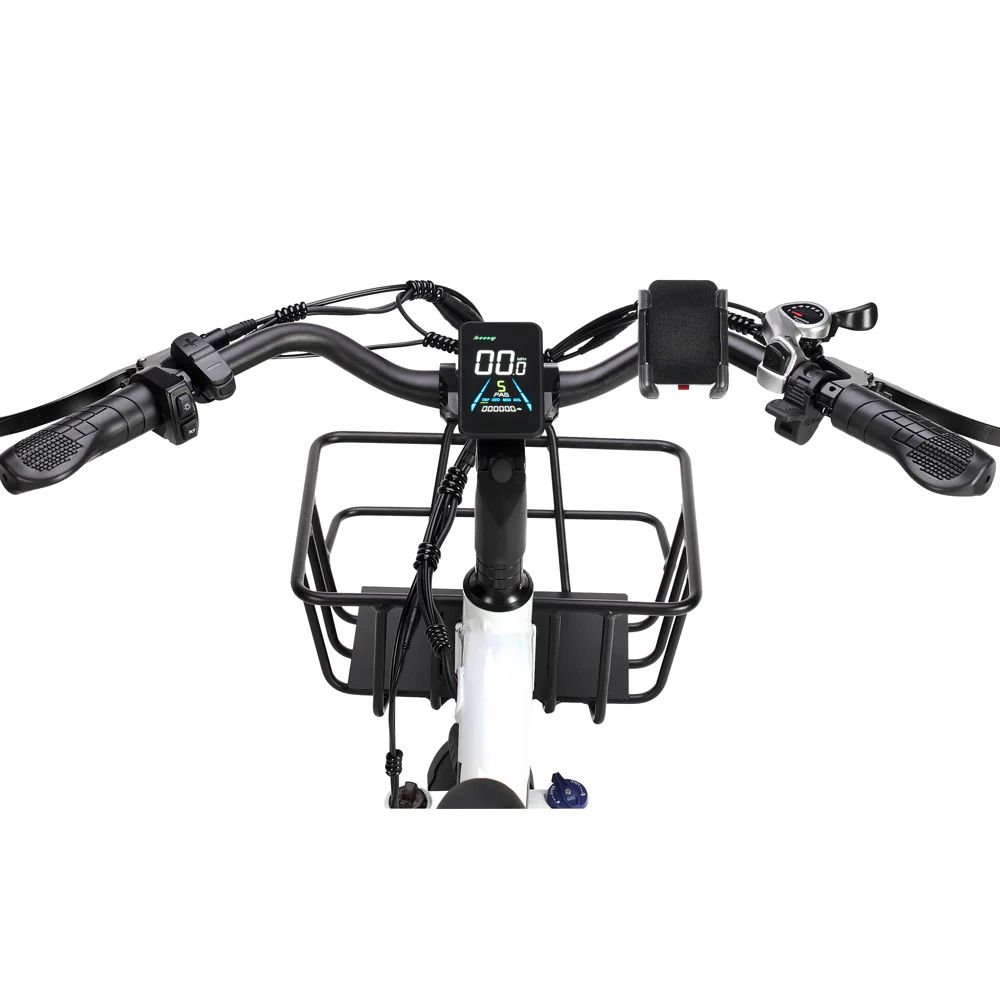 Bicicleta eléctrica PHILODO Traveller, motor de 750W, batería de 48V 35Ah, velocidad máxima 45 km/h, autonomía de 120 km, neumáticos de 20x3.0 pulgadas