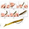 50pcs High Carbon Steel Crank Offset Fishing Hooks for soft Worm Baits Barbed Sharp Hook Big Wide Gap Crank Hook 7 Size Fishhook 260319