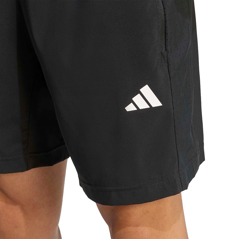 Adidas WO-ES Base Woven Shorts for Men, RK042 Black (KA3549), Size L (7 inches)