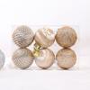 6pcs 8CM Christmas Ball Set Shatterproof Electroplating Ball  New Year