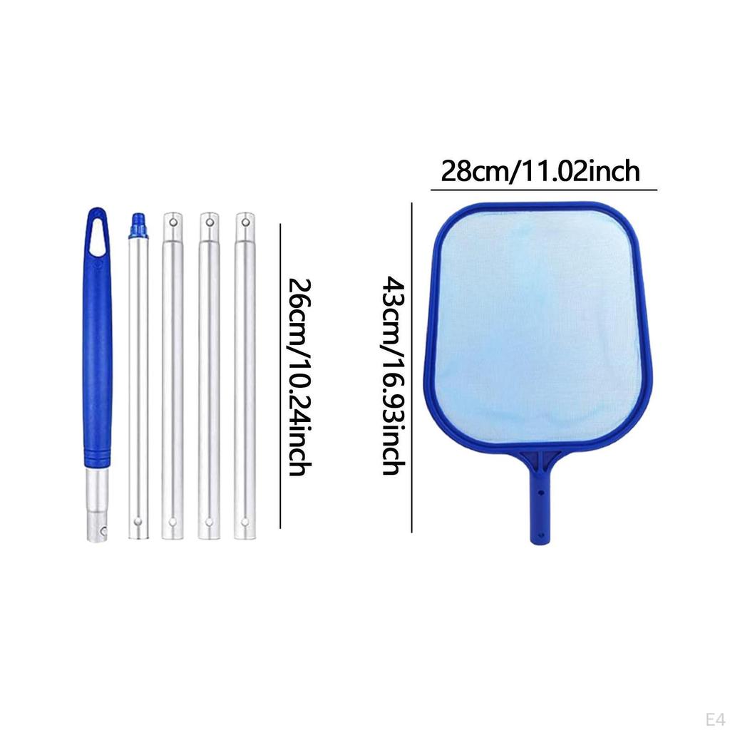 Pool Skimmer Net Fine Mesh Frame Leaf Skim Remove Leaves Debris for SPA Bathtub