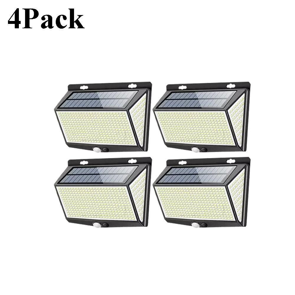 468LED Solar Power PIR Motion Sensor Wall Light 3 Working Modes Waterproof Security Solar Lights for Garden Path Yard Garage