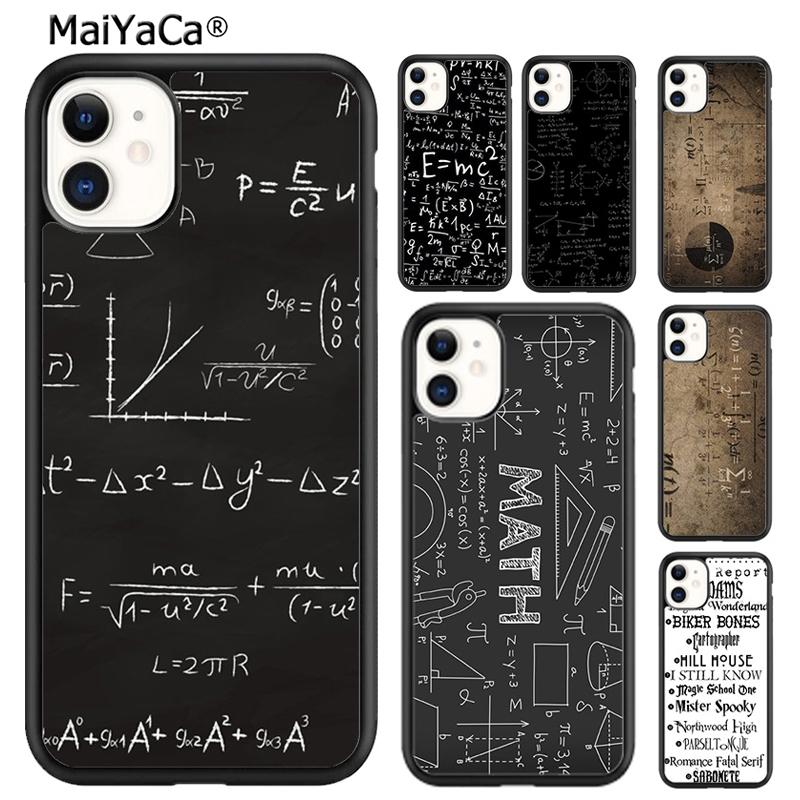 Math For iPhone 17 Air 16 15 14mulas of Rubber Equations Phone Case For iPhone 17 Air 16 Pro Max 15 14 Plus 12 13