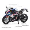 MotoGP BMW S1000RR Simulazione Moto da Corsa Squisito Diecast & Veicolo Giocattolo RMZ city 1:Modello da collezione in lega 12