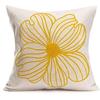 Sweet Home Arrow Pillowcase Yellow Flower Petals Striped Linen Family Sofa Pillowcase X Pillow Case Cushion Cover