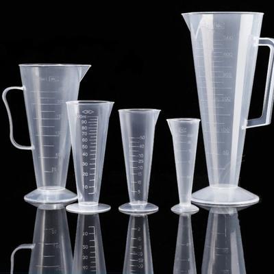 25/50/100/250/500 ml Tasse en plastique ondulé Pichet mesureur transparent Identification de l'échelle