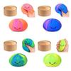 Rainbow Dumpling Squishy Toy 1 Set Bamboo Fidget Ball Kit For Office Desk Kids Stress Reliever Home Decor