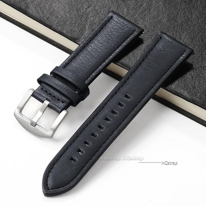 20mm 22mm Vintage Retro Calfskin Leather Watch Band Quick Release Straps Men Women Bracelets Belt Universal Watch Accessories