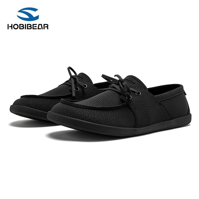 HOBIBEAR Unisex Wide Toe Loafers Barefoot Zero Drop Shoes for Womens &Men's Paul Minimalist Casual Walking Shoes Slip Comfortable Flex Sole