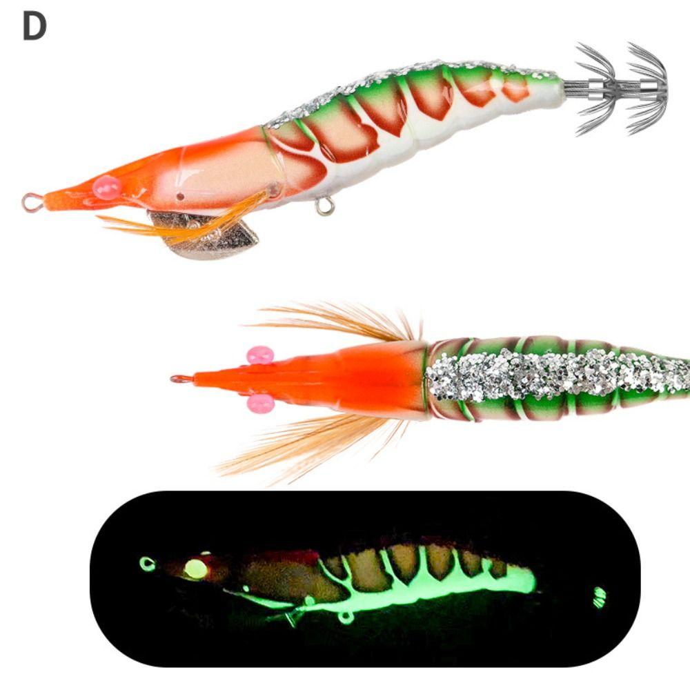130mm/20g Shrimp Bait 3.5# Octopus Lure 2025 Squid  Hook  Lifelike