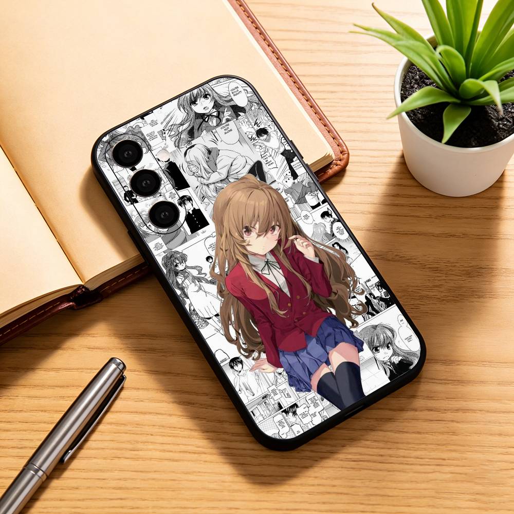 

Toradora! T-Taiga Aisaka A-Anime Phone Case For Samsung Galaxy A73,A72,A71,A70,A53,A52,A51,Soft Silicone Black Cover Samsung a11