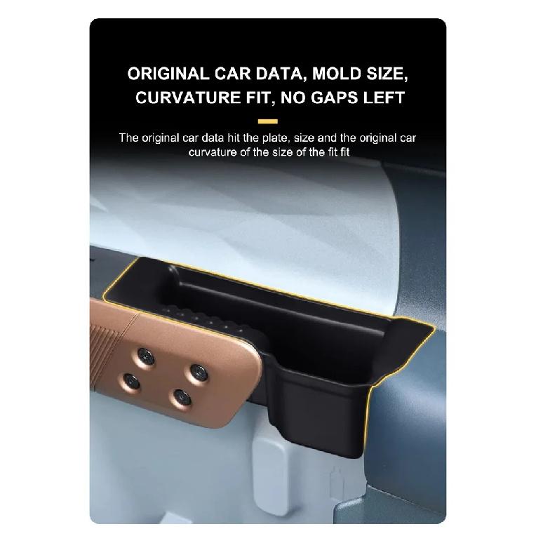 For Ford Maverick 2021-2024 Door Pull Box Door Slot Storage Box Stowing Tidying Organizer Box Car Interior Accessories Supplies