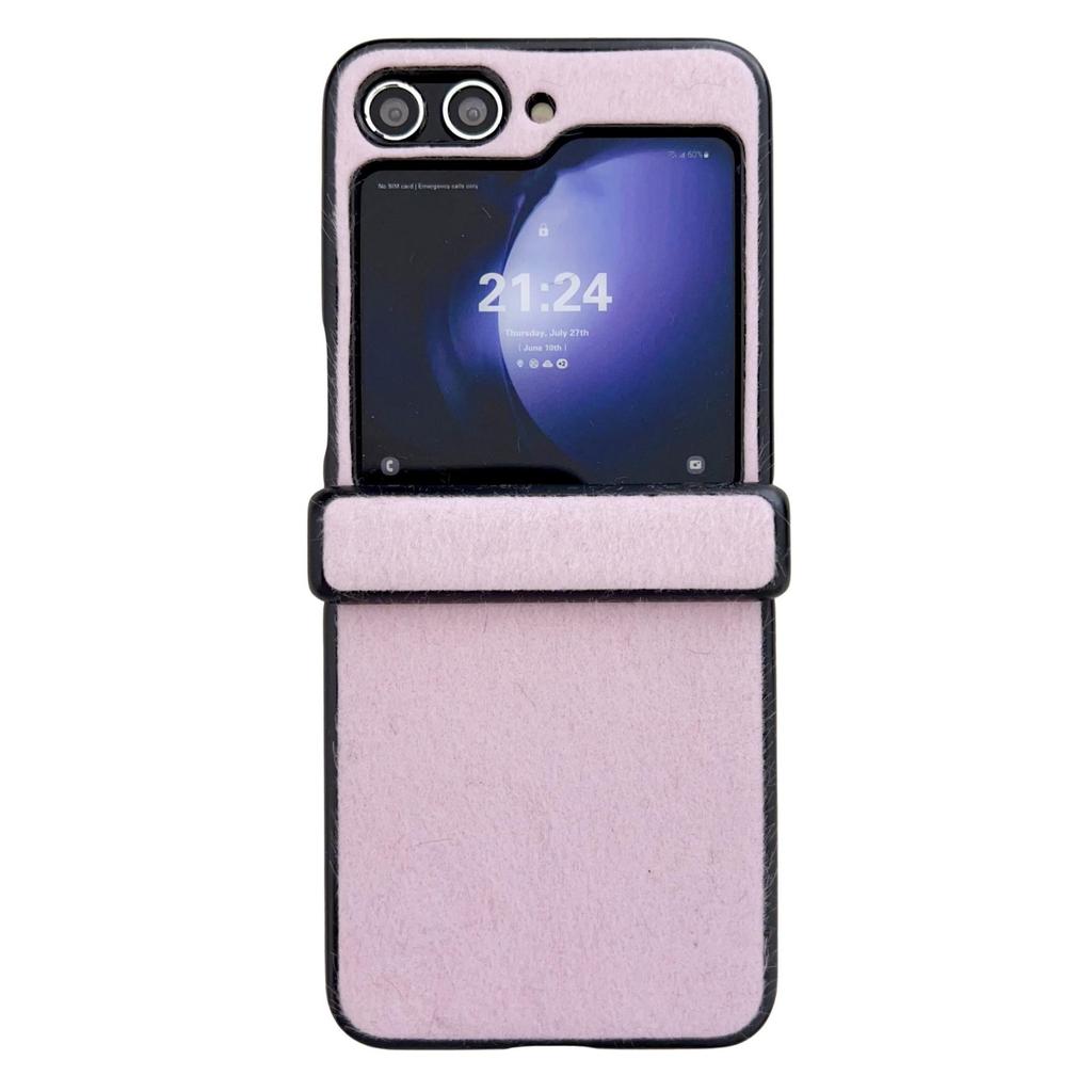 Samsung Z Flip 3/4/5/6/7 Mink Plush Three-Section Case