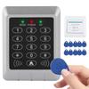 Kit sistem de control al accesului cu tastatură RFID, încuietoare ușă, card EM 125KHz pentru intrare ușă