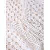 New Short Cotton T-Shirt Women Knitting O-Neck Hollow Summer Style Basic Tops Tees Loose Clothing