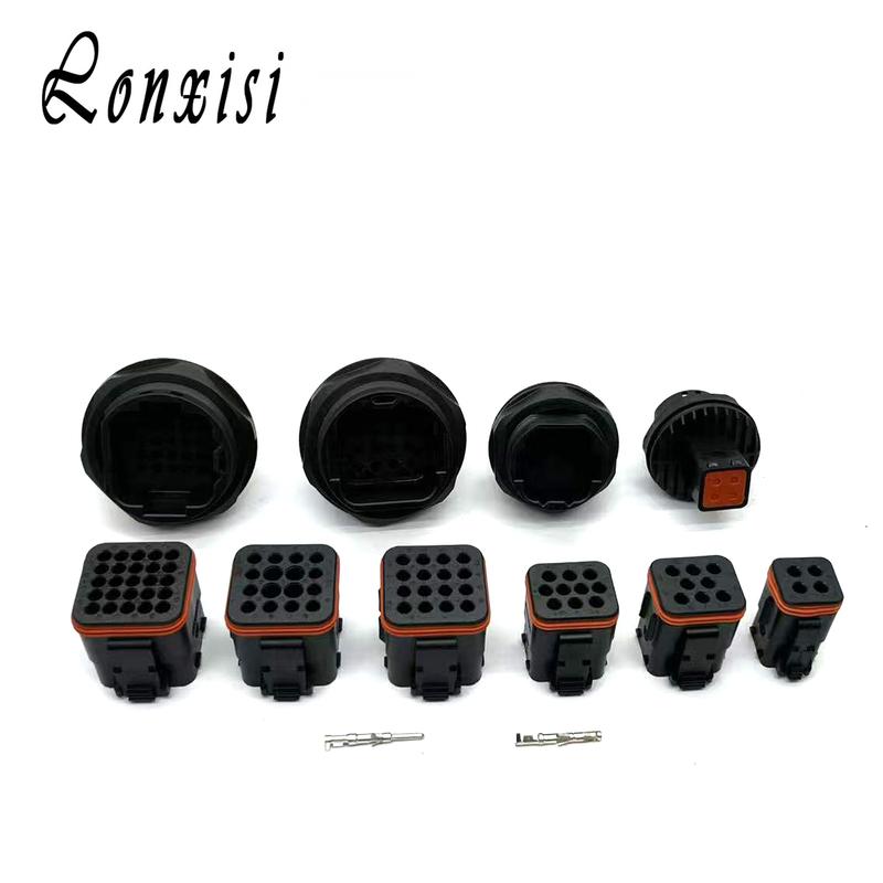 1 Set 4/8/10/16/25 Pin 132016-001 132016-000 132025-001 13204-000 13204-001 Male Female Waterproof Connector 13208-000 13208-001