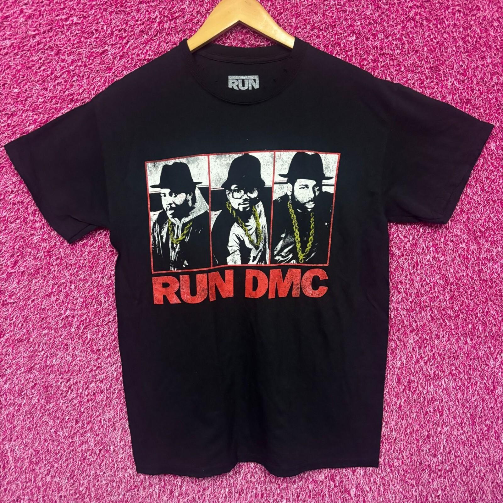 Run DMC Gold Donkey Ropes Raising Hell Distressed Rap Tee S S