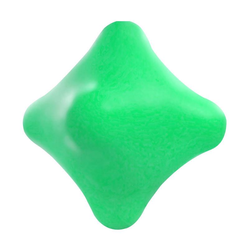 Rotating Silicone Fascia Massage Ball for Muscle Relaxation зелёный