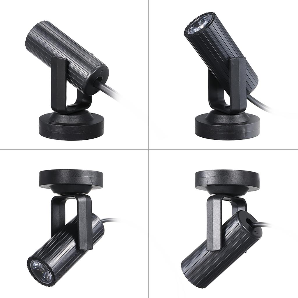 AC85 265V 1W LED Mini Spot Lamp Stage Lighting Fixture Portable for Home Party Decoration Deco DJ Show Bar Pub Club