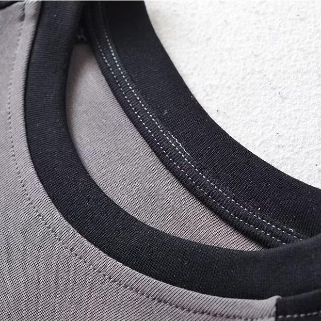 Sommer Frauen T-Shirt Kurzarm Slim T-shirt Patchwork Binden T Tops