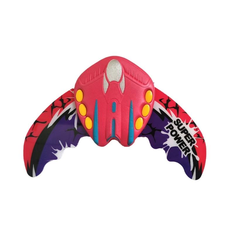 

PVC Safe Floating Manta Bath Toy For Children Outdoor Beach Pool Activities Durable Non Toxic Design червоний