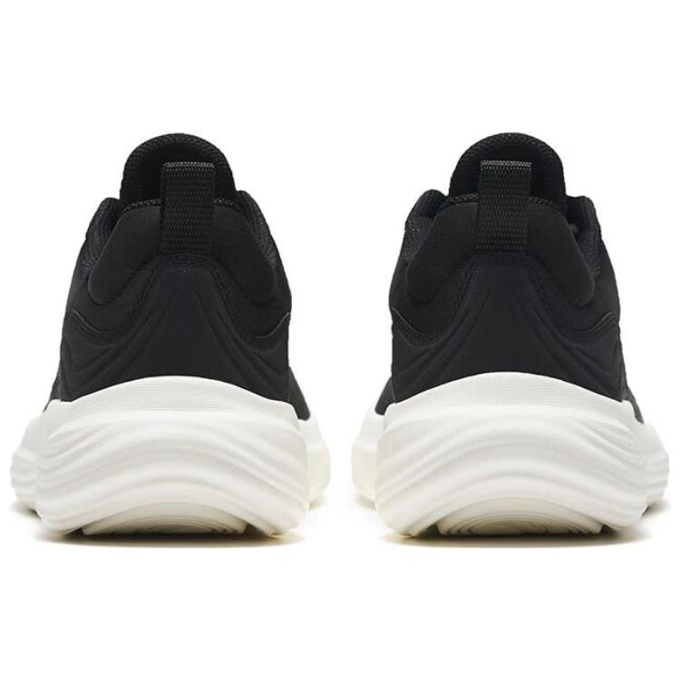 New Anta Anti Slip Wear Resistant Low Top Training Shoes Men's Black White 112447793R-1